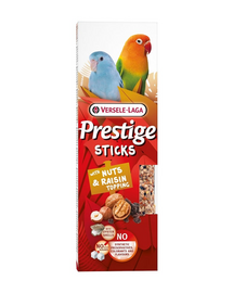 VERSELE-LAGA Prestige Sticks 2 batoane papagali mici cu nuci si stafide 60g
