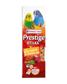 VERSELE-LAGA Prestige Sticks 2 stick papagali mici cu legume si papadie 60g
