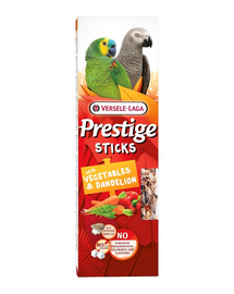 VERSELE-LAGA Prestige Sticks 2 batoane cu legume si papadie pentru papagali mari 140g