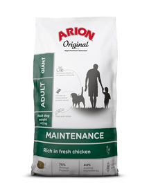 ARION Original Maintenance Adult Giant Chicken Rice 12 kg rase gigant de caini, hrana cu pui