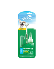 TROPICLEAN Fresh Breath Oral Care Small Dog Kit 59ml kit igiena orala pentru caini de talie mica si medie