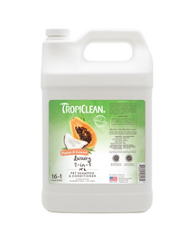 TROPICLEAN Papaya Coconut Shampoo and Conditioner 3.8L sampon si balsam pentru caini si pisici