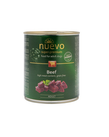 NUEVO Adult cu vita conserva 800 g pentru caini