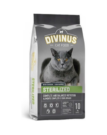 DIVINUS Cat Sterilized mancare pentru pisici sterilizate 10 kg