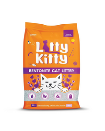 LITTY KITTY Asternut de bentonita pentru litiera, cu lavanda 25 l (20 kg)