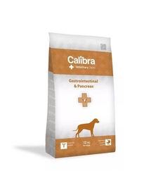 CALIBRA Veterinary Diet Dog Gastrointestinal & Pancreas 12 kg hrana dietetica completa pentru caini