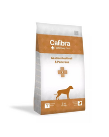 CALIBRA Veterinary Diet Dog Gastrointestinal & Pancreas 2 kg dieta veterinara pentru caini