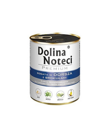 DOLINA NOTECI Premium bogat în cod cu broccoli 800 g