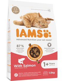 IAMS for Vitality Salmon hrana pisici adulte, cu somon 1,5 kg