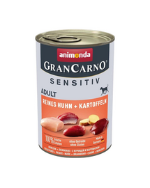 ANIMONDA Grancarno Sensitive pui si cartofi, hrana caini sensibili 400 g