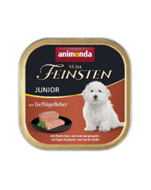 ANIMONDA Vom Feinsten Puppy Hrana umeda cu ficat de pui pentru cainii junior 150 gr