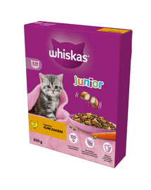 WHISKAS Junior 6x300 g Hrana uscata pentru pisoi, cu pui