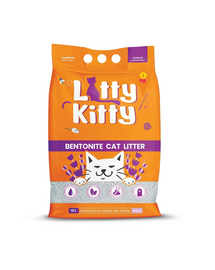 LITTY KITTY Nisip litiera pisica, bentonita, cu miros de lavanda 10 l (8 kg)