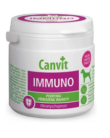 CANVIT Dog Immuno 100g supliment pentru sistemul imunitar,  pentru caini