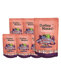 DOLINA NOTECI Superfood Plicuri hrana umeda pisici, cu homar si creveti 10x85 g