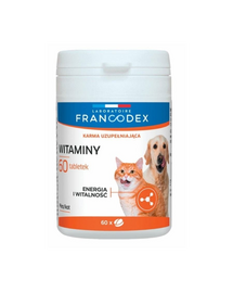 FRANCODEX Vitamine pentru câini și pisici 60 capsule