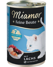 MIAMOR Feine Beute Salmon Conserva hrana pisici, cu somon 400g