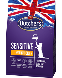 BUTCHER'S Functional Cat Sensitive mancare pentru pisici sensibile, cu pui 800 g