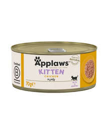 APPLAWS Kitten Hrana umeda pisoi, cu pui in aspic 70 g