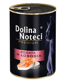 DOLINA NOTECI Premium Bogată în somon - pentru pisici adulte 400 g