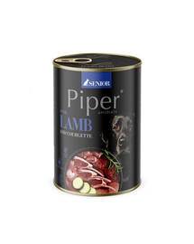 PIPER Senior miel si dovlecel 400g hrana umeda pentru caini seniori