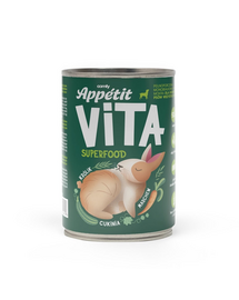 COMFY APPETIT VITA Superfood 400g hrana monoproteica caini, cu iepure