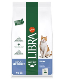 LIBRA Cat Adult Sterilized hrana pisici sterilizate sau castrate 10kg cu ton