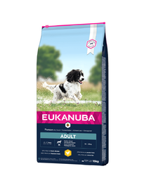 EUKANUBA Active Adult Medium Breed bogat in pui proaspat 15kg hrana caini