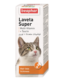 BEAPHAR Laveta Super Supliment alimentar impotriva caderii parului la pisici 50 ml