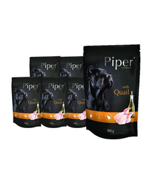 DOLINA NOTECI PIPER Animals cu prepelita 10x500 g hrana umeda pentru caini