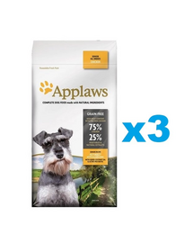 APPLAWS Senior All Breeds Chicken 6 kg (3x2 kg) Pachet hrana caini seniori, cu pui