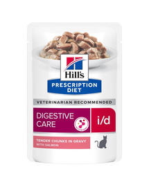 HILL'S Prescription Diet i/d Digestive Care hrana umeda pentru pisici cu probleme digestive, cu somon 12x85g