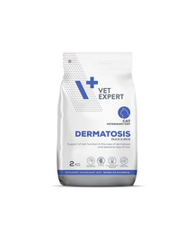 VET EXPERT Veterinary Diet Cat Dermatosis 2 kg dieta veterinara pisici cu afectiuni ale pielii