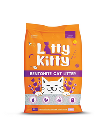 LITTY KITTY Asternut de bentonita pentru litiera, cu lavanda 25 l (20 kg)