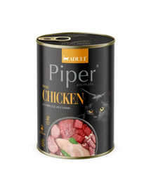 DOLINA NOTECI PIPER Mancare umeda de pui pentru pisici 400g