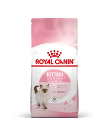 ROYAL CANIN Kitten 3 x 400 g hrană uscată pentru pisoi de la vârsta de 4 la 12 luni