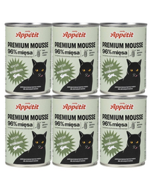 COMFY APPETIT PREMIUM Mousse cu iepure pentru pisica 6x400 g