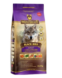 WOLFSBLUT Black Bird Adult hrana pentru caini, curcan si cartofi dulci 12,5 kg