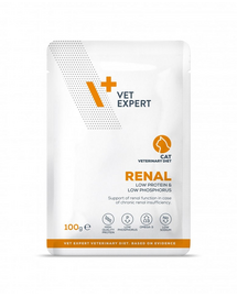 VET EXPERT Veterinary Diet Cat Renal plic 100g hrana umeda veterinara pentru pisici