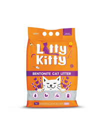 LITTY KITTY Asternut din bentonita pentru pisici, cu lavanda  5 l (4 kg)