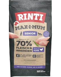 RINTI MAX-I-MUM Senior Chicken hrana uscata pentru caini seniori, cu pui 12 kg