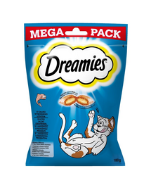 DREAMIES Mega Pack 4x180g recompensa pisici, cu aroma somon