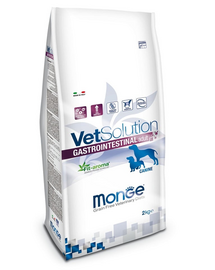 MONGE Vet Solution Dog Gastrointestinal hrană uscată dietetică pentru câini cu probleme gastrointestinale 2 kg