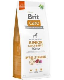 BRIT Care Hypoallergenic Junior Large Breed Hrana uscata catei talie mare, cu miel 12 kg