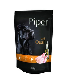 DOLINA NOTECI PIPER Animals hrana umeda pentru caini 500 g cu prepelita