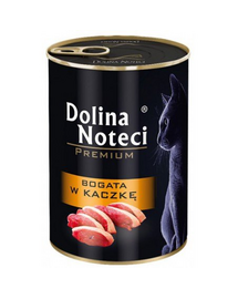 DOLINA NOTECI Premium Bogată în rață - pentru pisici adulte 400 g