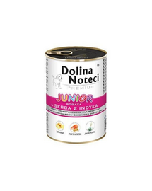 DOLINA NOTECI Premium Junior bogat în inimi de curcan 400 gr