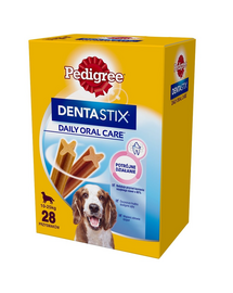 PEDIGREE DentaStix (rase medii) recompensa dentitie caini 28 buc 4x180g