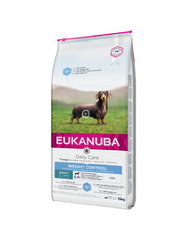 EUKANUBA Adult Weight Control Medium Breed S/M hrana uscata caini adulti talie mica si medie, controlul greutatii 15 kg