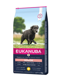 EUKANUBA Caring Senior Large Breed Hrana uscata caini seniori talie mare, bogat in pui 15kg